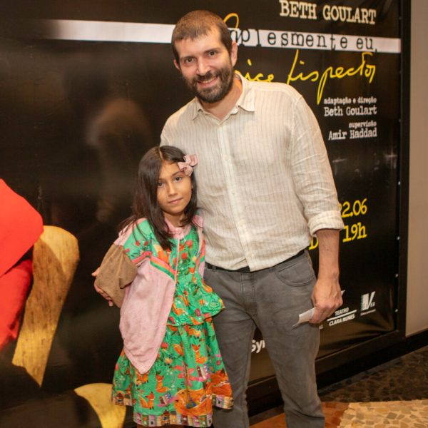 João Gabriel Carneiro e a filha Malu
