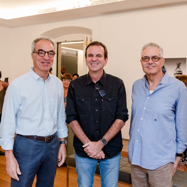 João Roberto Marinho, Eduardo Paes e Lauro Cavalcanti