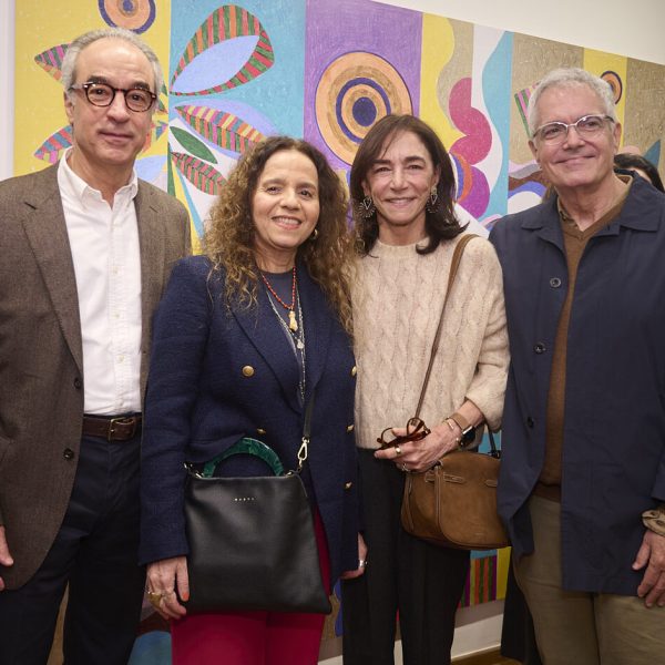 João Roberto Marinho, Beatriz Milhazes, Gisela Marinho e Lauro Cavalcanti