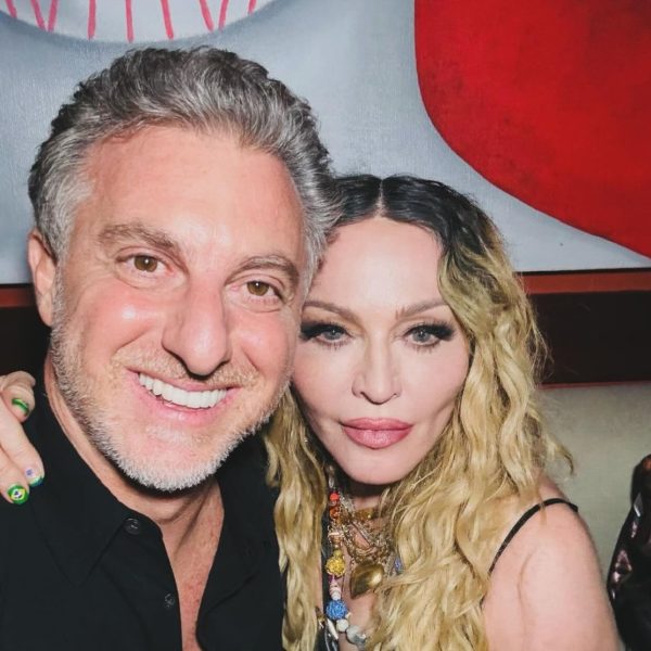 Luciano Huck e Madonna
