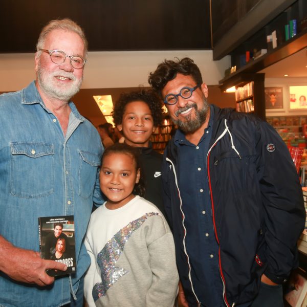 Luiz Fernando Guimarães, Olívia,  Dante e Adriano Medeiros