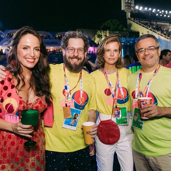 Malu Barretto, Fabio Carvalho, Eva Monteiro e Mauricio Lima (Camarote da Arara)