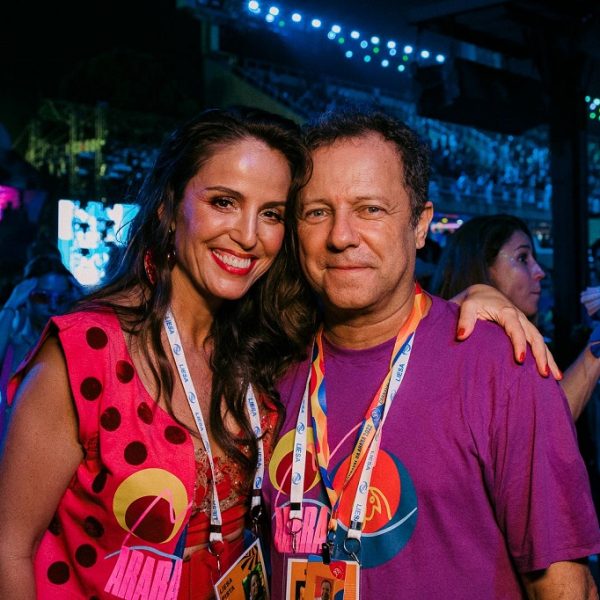 Malu Barretto e Vik Muniz (Camarote da Arara)