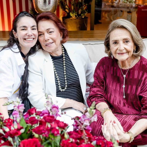 Manu e Maryse Müller com Lucinha