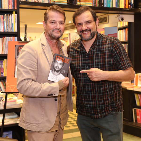 Serrado e o novelista Zé DaSilva