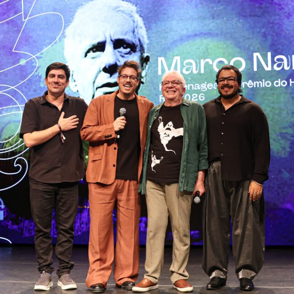 Marcelo Adnet, Fábio Porchat, Marco Nanini e Luís Lobianco