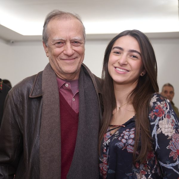 Pai e filha: Marco Altberg e Maria Esperança