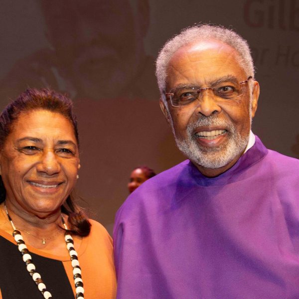 Marinete Silva e Gilberto Gil