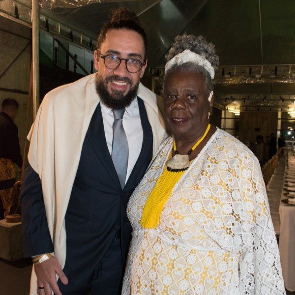 Mateus Leitão e Conceição Evaristo