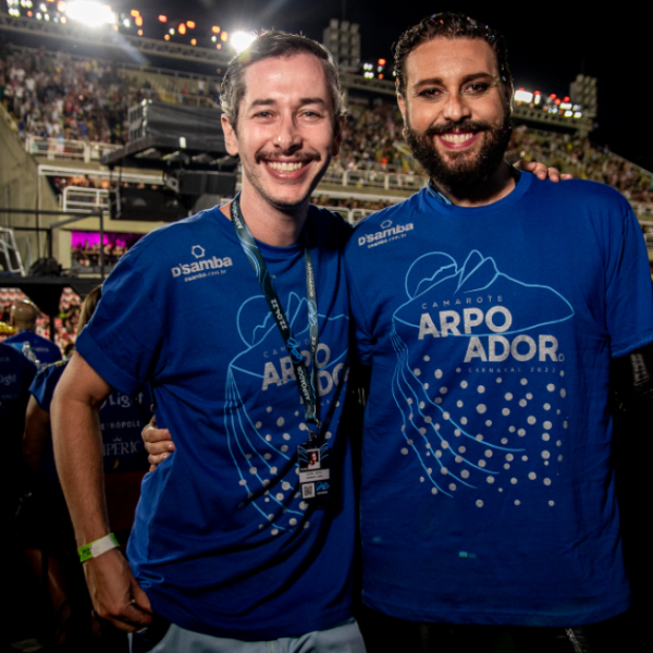 Michel Blois e Pedroca Monteiro. Foto Juliana Ferrer