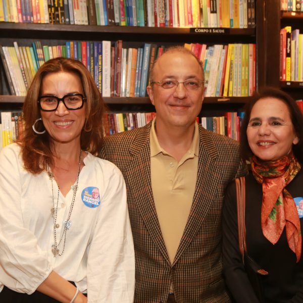 Monica Nabuco, Raul Chamma e Gisela Pitanguy