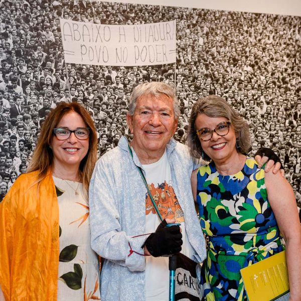 Monica Villela Evandro Teixeira e Marcia Mello