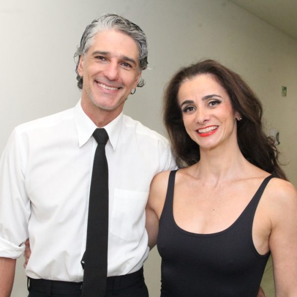 Os bailarinos Fernando Rocha e Dilênia Reis