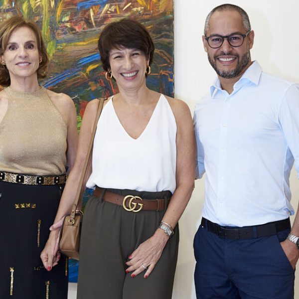 Patricia Veiga, Claudia Falcão e Georges Riche