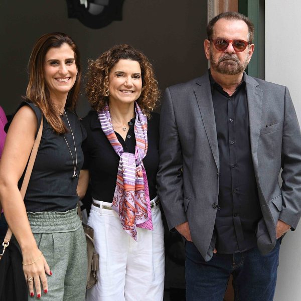 Paula Muller, Flavia Marcolini e Eduardo Machado