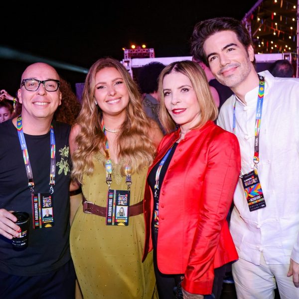 Peck e Andréa Mecenas com Liège Monteiro e Luiz Fernando Coutinho