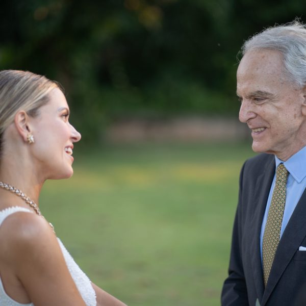 Bárbara e seu tio Ricardo Stambowsky