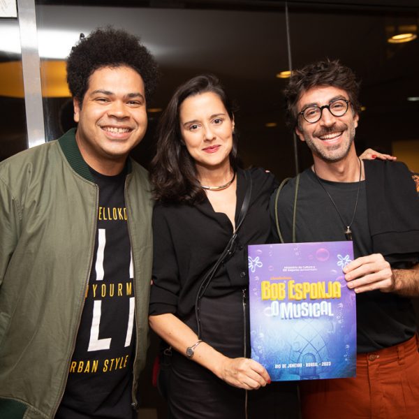 Robson Nunes, Karen Coelho e Rodrigo Pandolfo