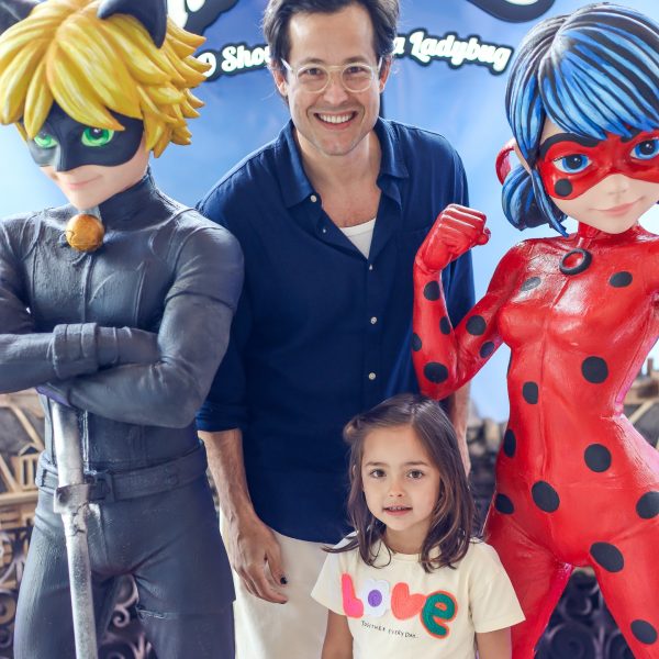 Roger Gobeth e a filha Morena