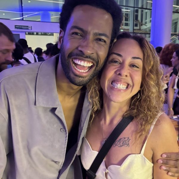 Samuel Conze e Evelyn Castro