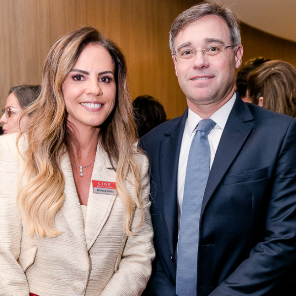 Michelle Noavaes e o ministro André Mendonça