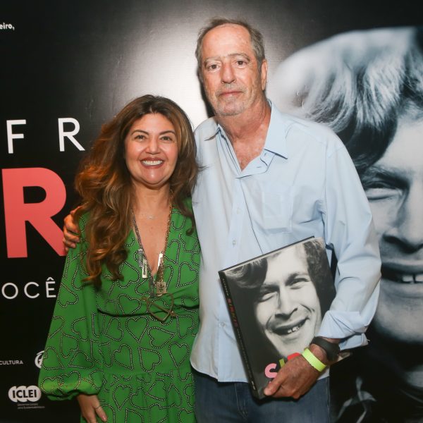 Ana Borelli e o cineasta Sergio Rezende