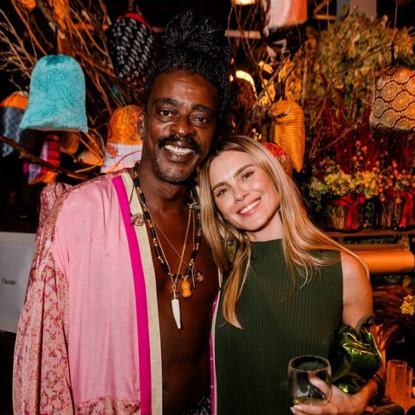 Seu Jorge e Carola Dieckmann