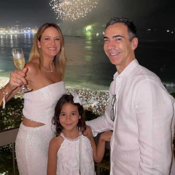 Ticiane Pinheiro, Manuella e César Tralli