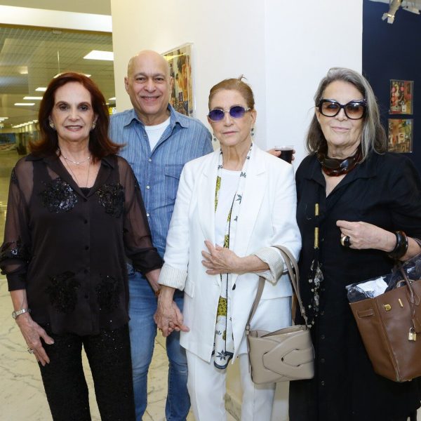 Sueli Stambowsky, Luiz Xavier, Madeleine Saade e Fatima Martins