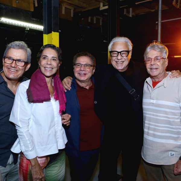 Fagundes entre Edmilson Barros, Angela Vieira, Ricardo Linhares e Edwin Luisi