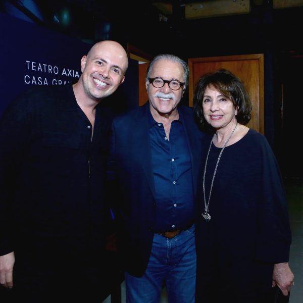 Gustavo Pinheiro com Tony Ramos e Lidiane Barbosa