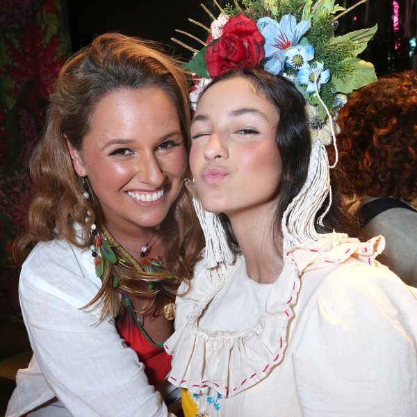 Mariana Belém e sua filhota, Laura Saad