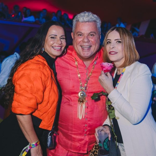Viviane Araújo, Milton Cunha e Liège Monteiro