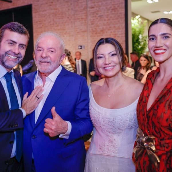 Marcelo Freixo, Lula, Janja e Antonia Pellegrino