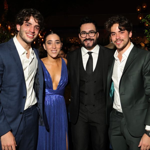 Pedro, Juliana, Padre Fábio de Melo e Eduardo