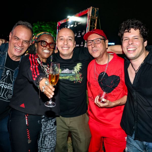 O grupo Barão Vermelho, Sandrá de Sá e Peck Mecenas, idealizador do Rio Jazz Fest